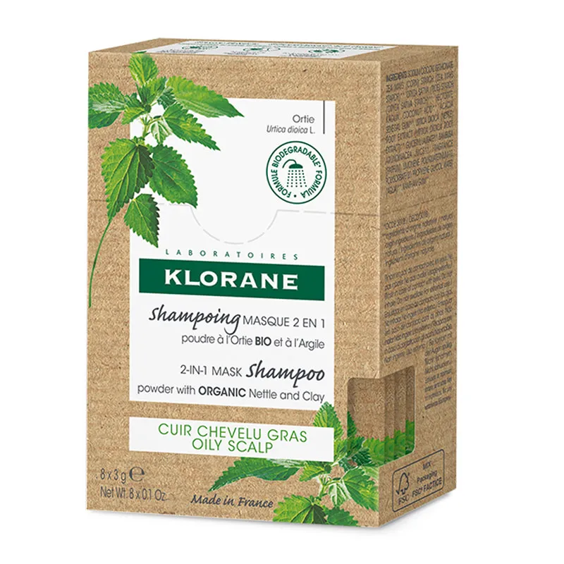 Ortie Mask-Shampoo in 1 for Oily Hair with Nettle