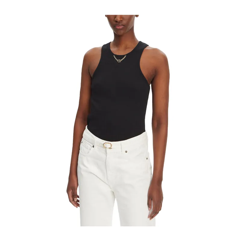 Oval T Chain Top