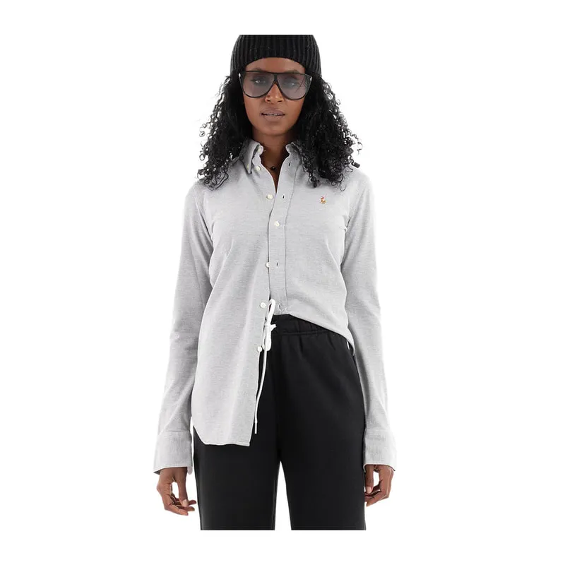 Πουκάμισο Oxford από πλεκτό βαμβάκι