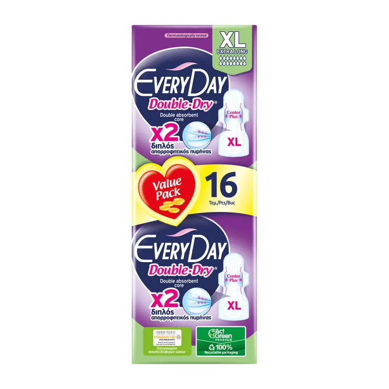 Pads Hyperdry Double Dry Ultra Plus Extra Long Value Pack