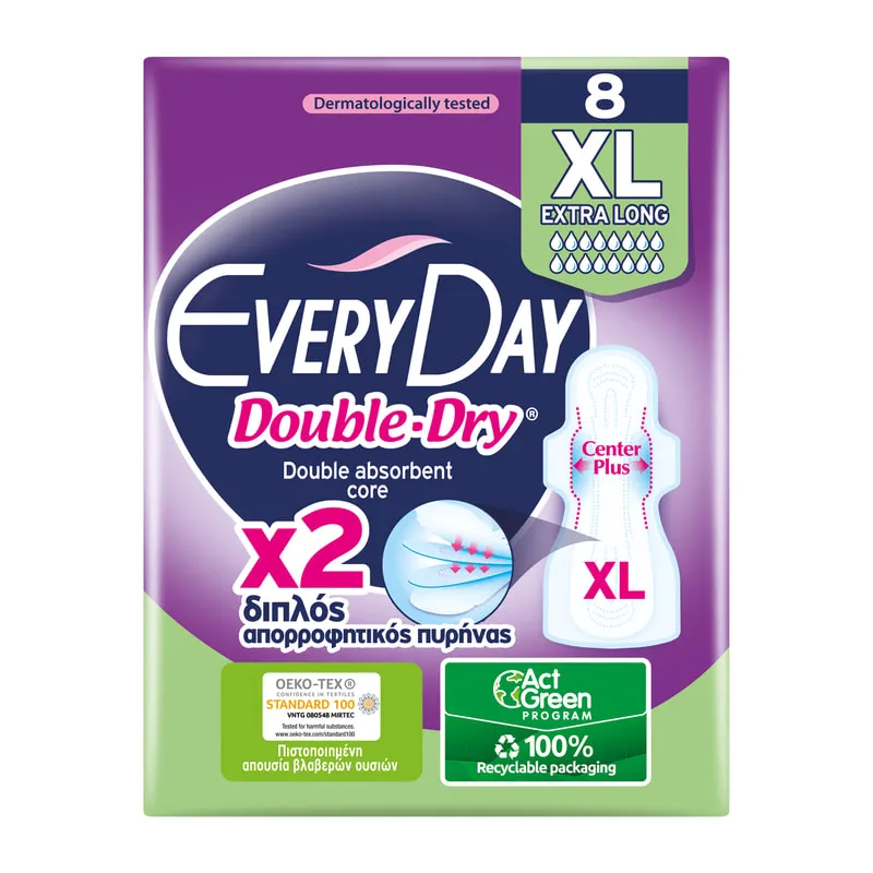 Pads Hyperdry Double Dry Ultra Plus Extra Long