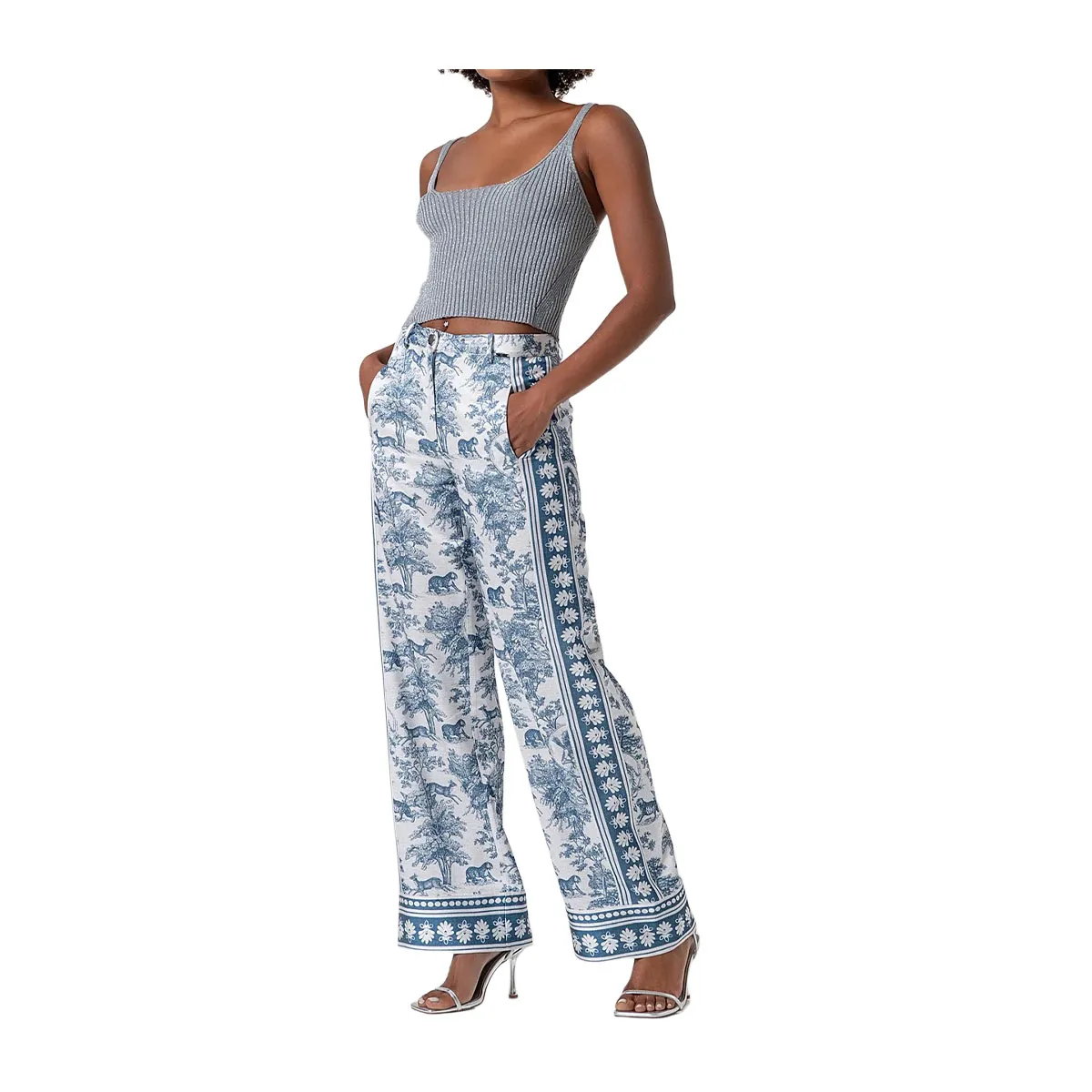 Pallazo fabric pants