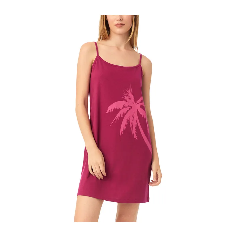 Palms sleeveless shoestring nightdress