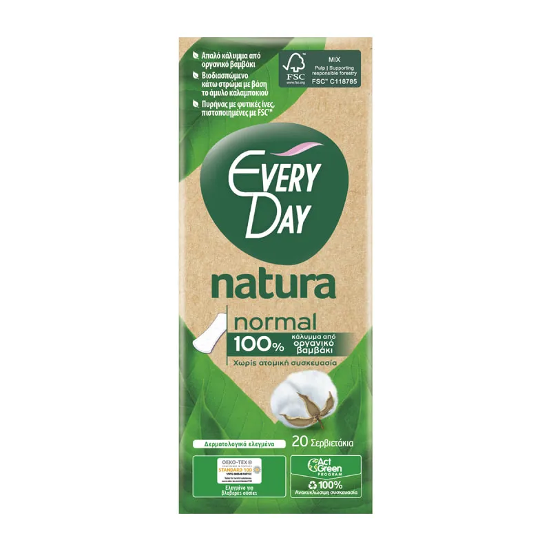 Pantyliners All Cotton Natura Normal