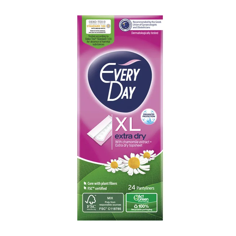 Pantyliners Extra Dry Extra Long