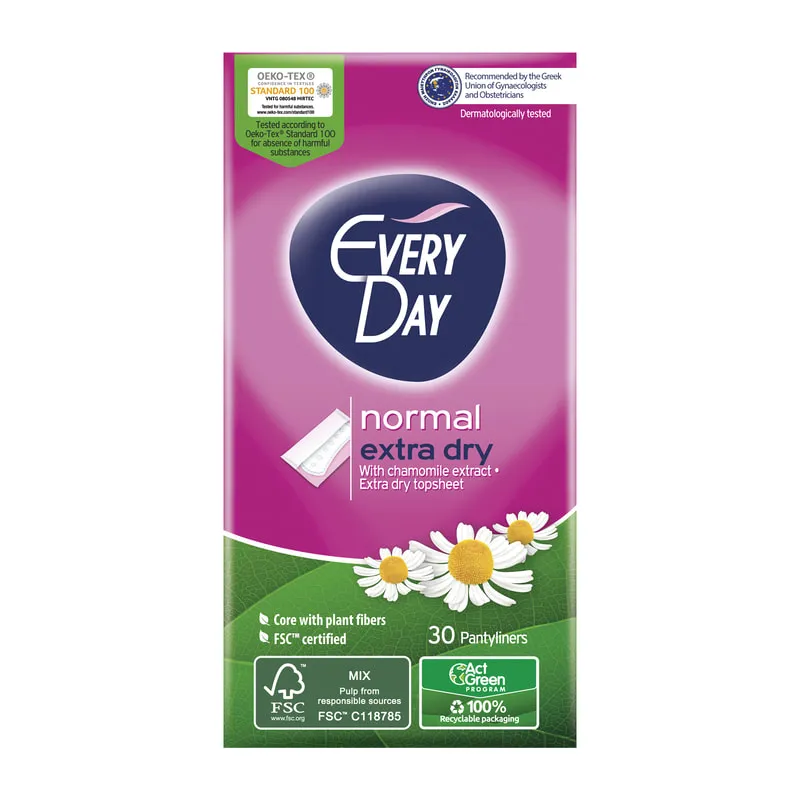 Pantyliners Extra Dry Normal