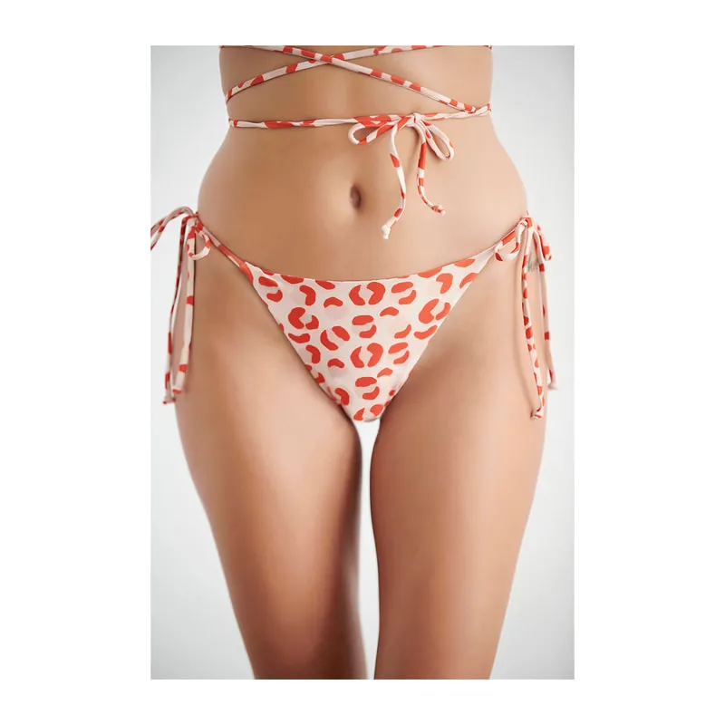 Peach leo bikini slip
