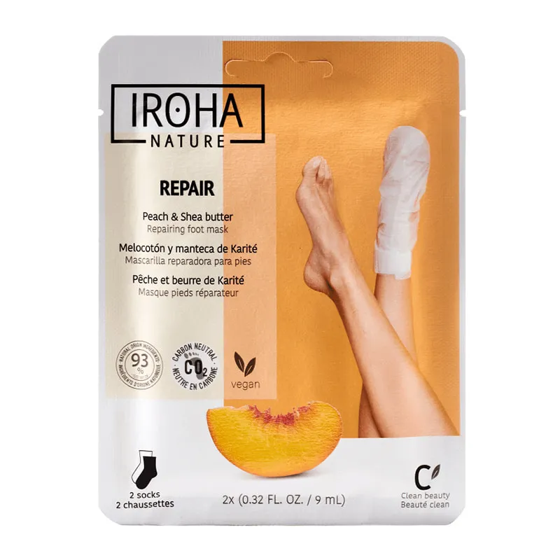 Peach Repairing Foot Mask Socks