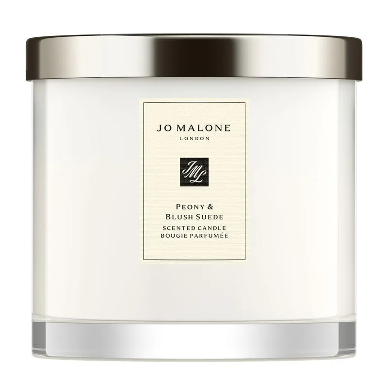 Peony & Blush Suede Deluxe Candle