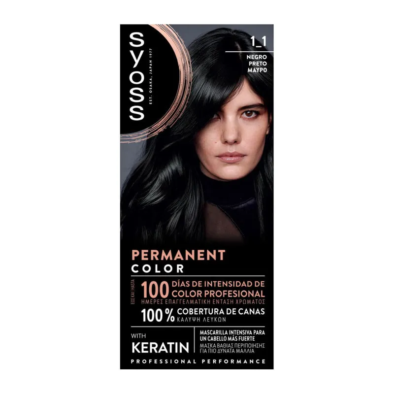Permanent Color 1-1 Black