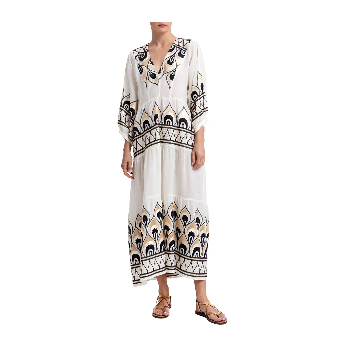 Phoenix Embroidered Dress