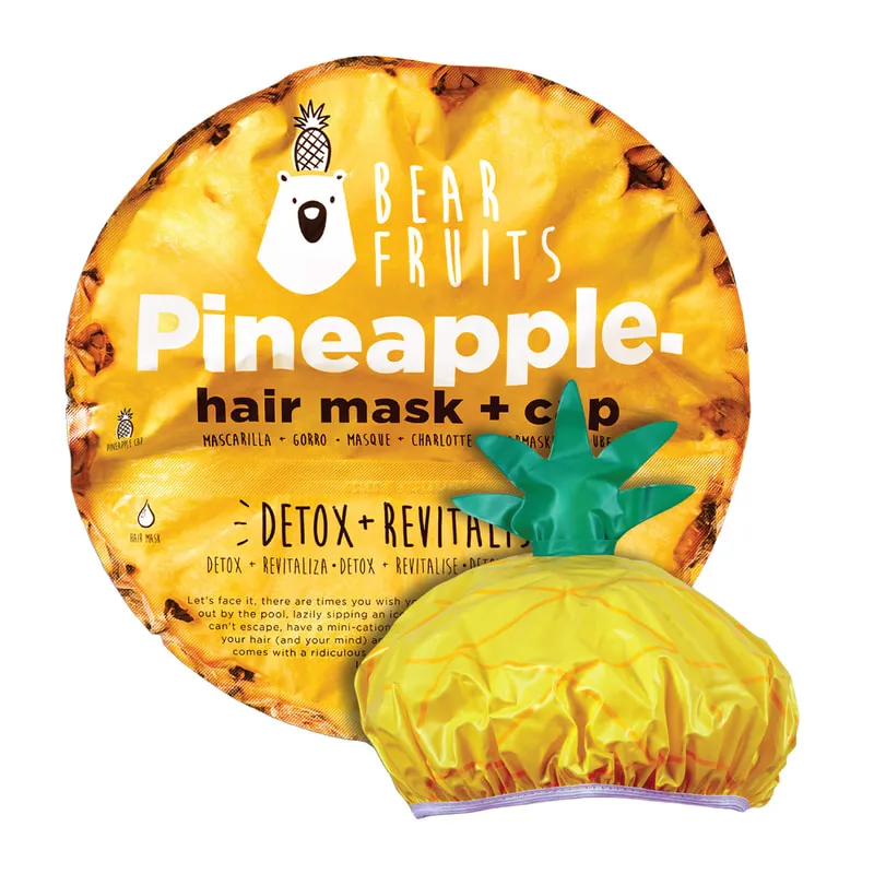 Pineapple Detox Hair Mask and Cap