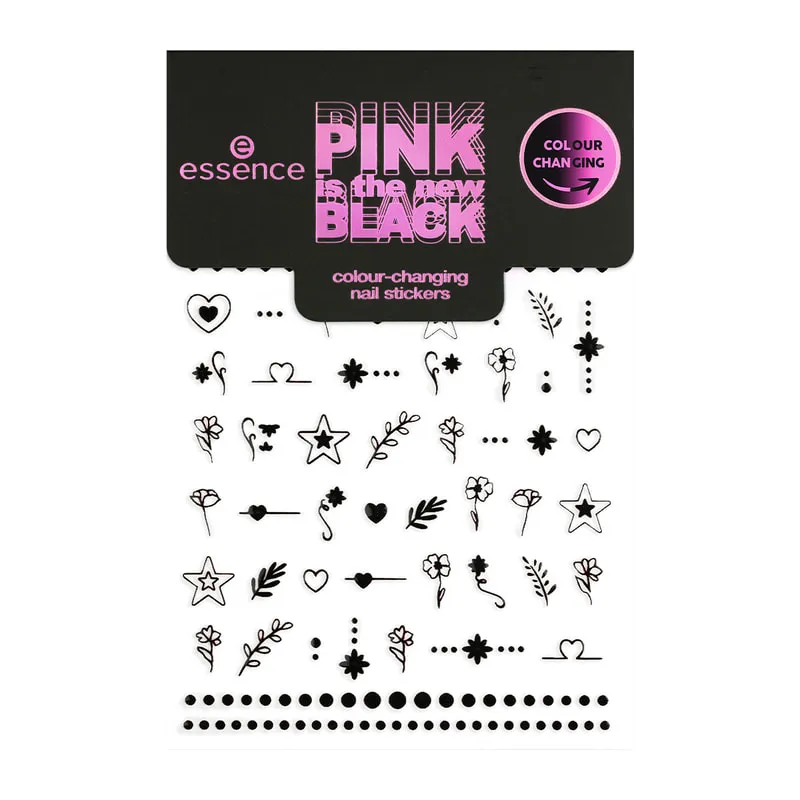 Pink Is The New Black Colour-Changing Nail Stickers