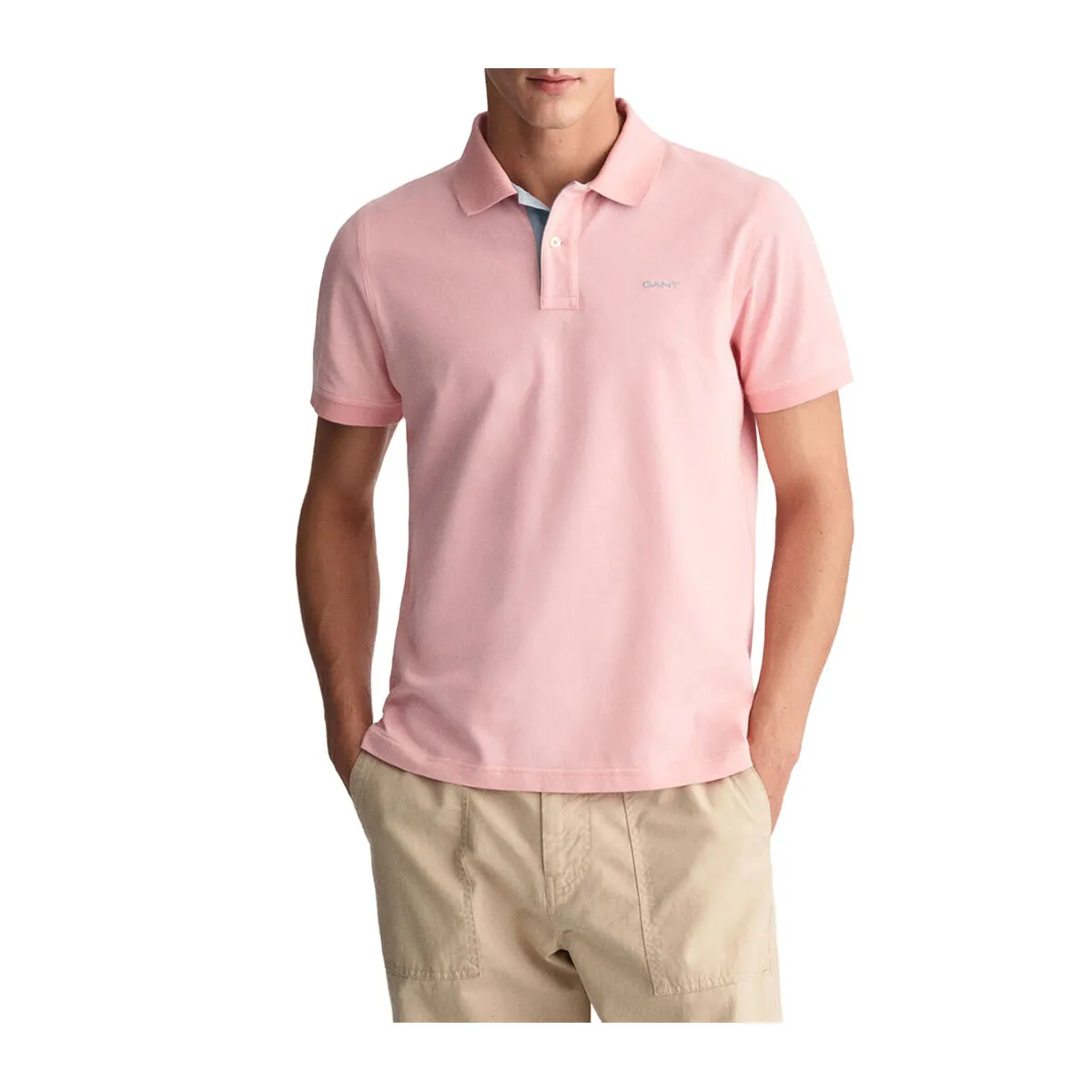 Contrast Piqu? Polo Shirt