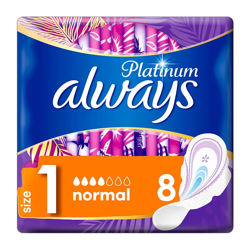 Platinum Sanitary Towels Wings Ultra Normal Plus