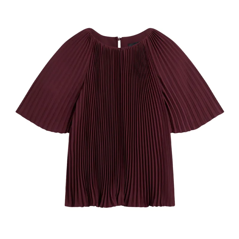 Μπλούζα pleated flowy  AGARA