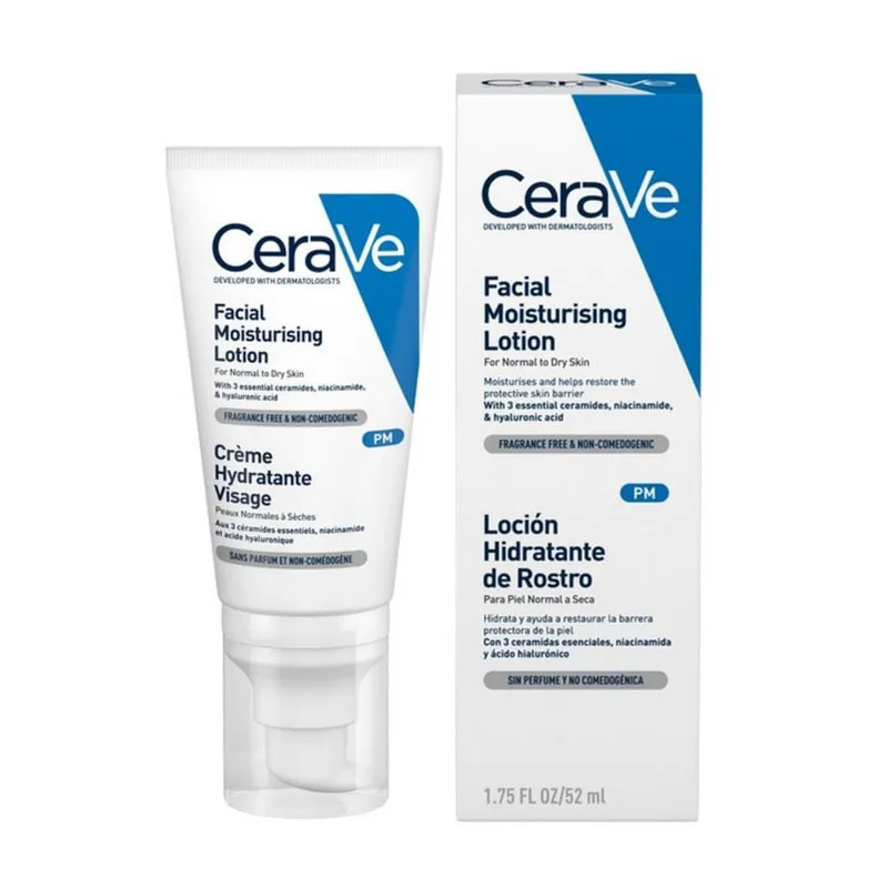 PM Facial Moisturising Cream with Hyaluronic Acid, Ceramides & Niacinamide