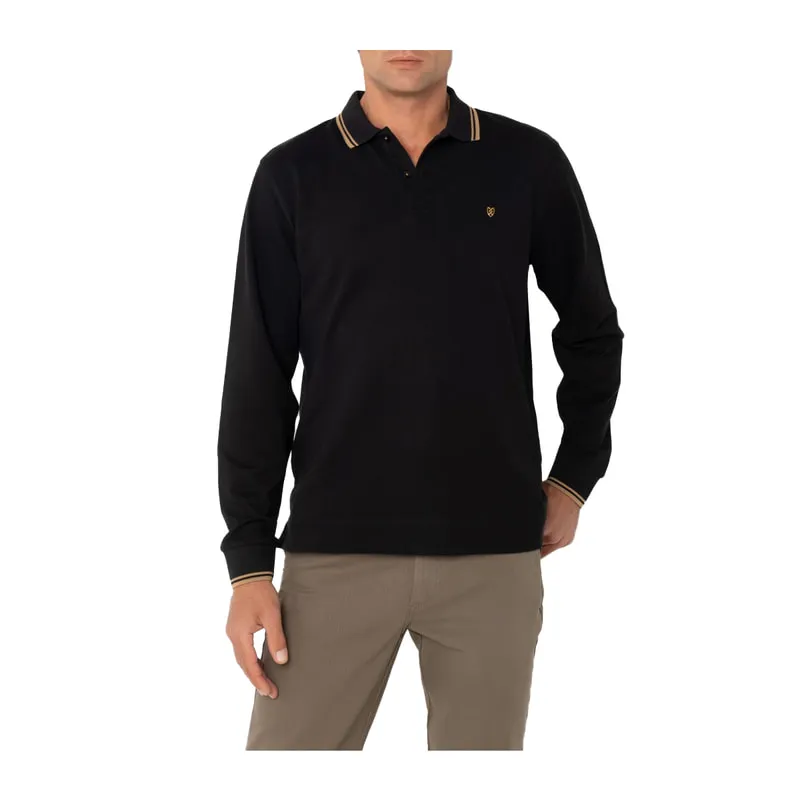 Pique polo shirt
