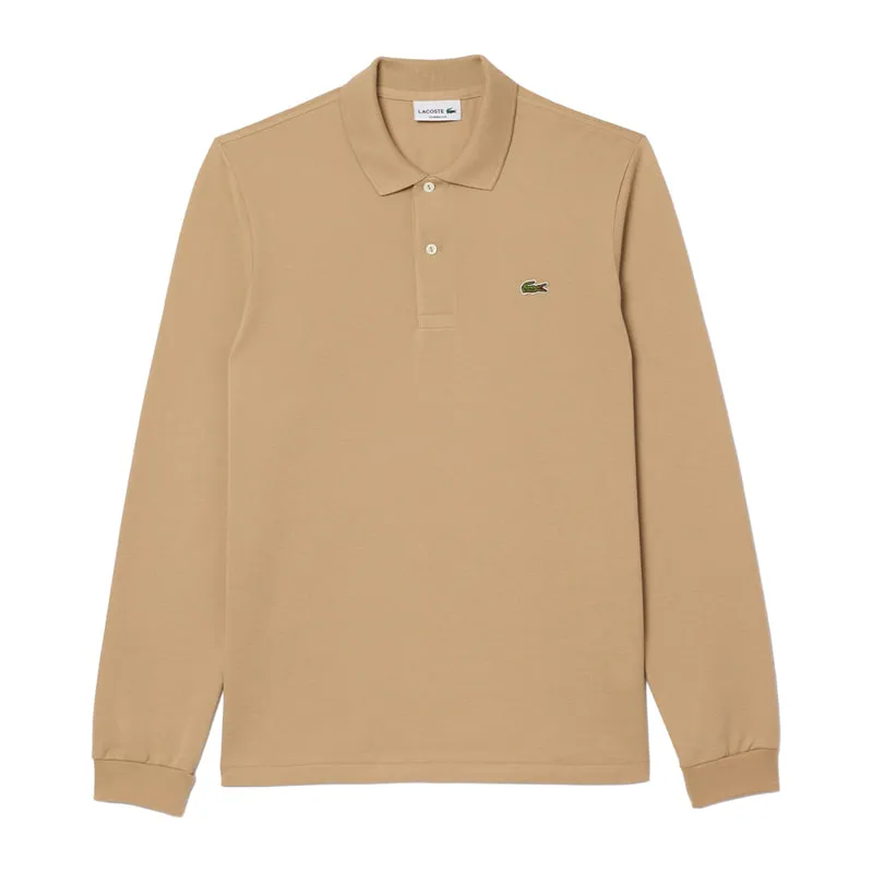 Men's long-sleeved polo shirt