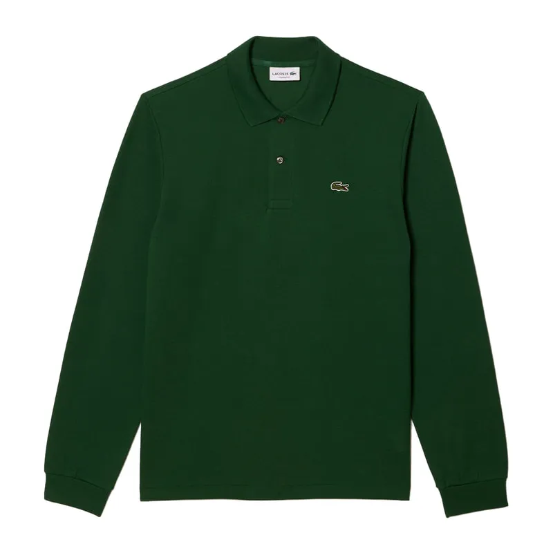 Men's long-sleeved polo shirt