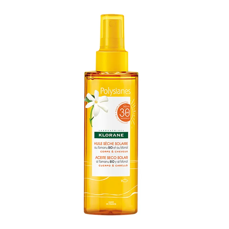 Polysianes Suncare Dry Oil SPF30, with Tamanu & Monoi