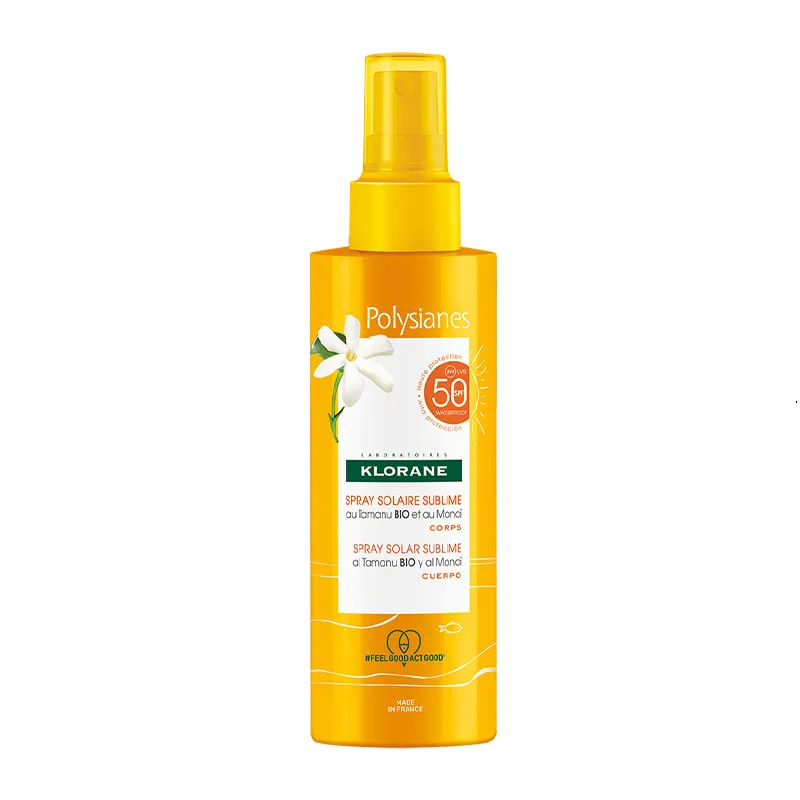 Polysianes Sunscreen Body Spray SPF50 with Tamanu BIO & Monoi