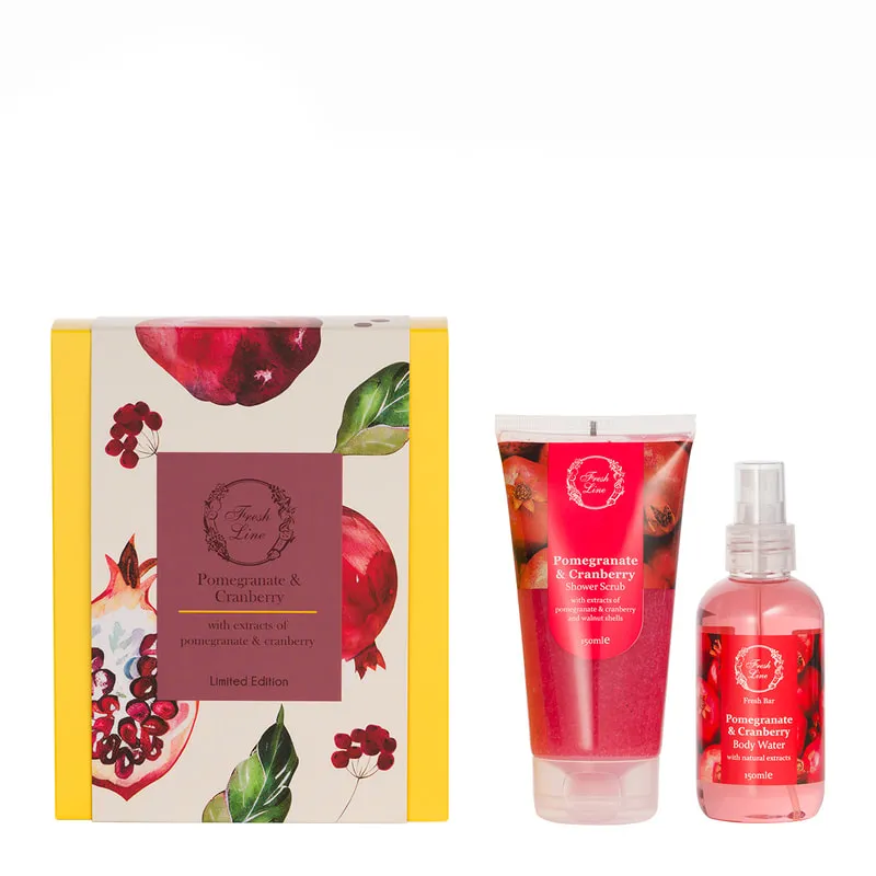 Pomegranate & Cranberry Body Care Set