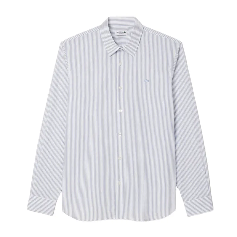 Mens striped poplin shirt