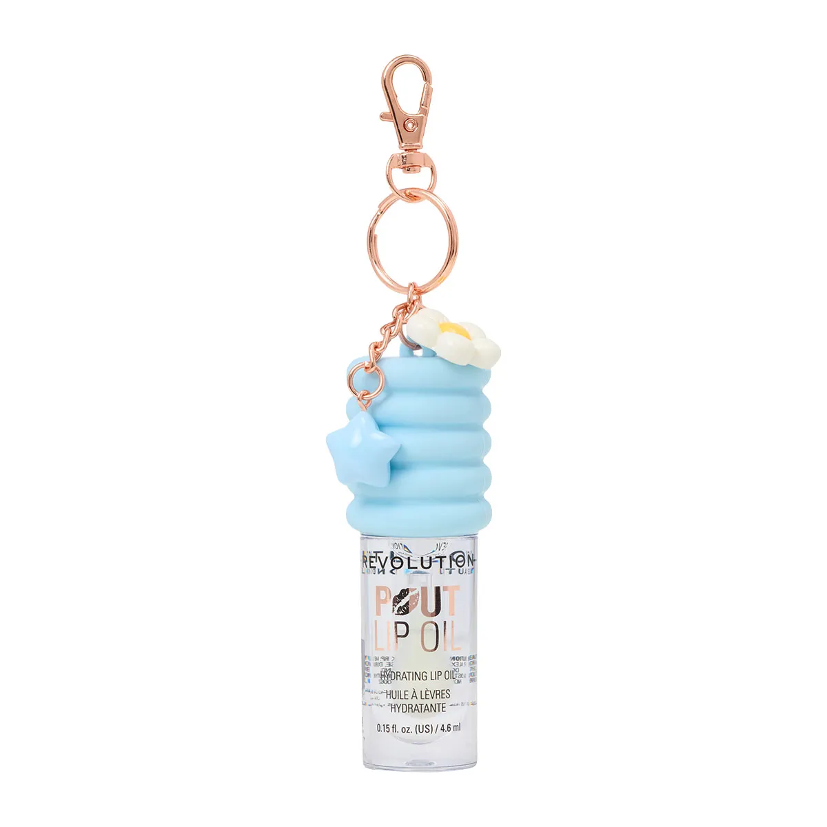 Pout Lip Oil Lychee Clear With Blue Charm