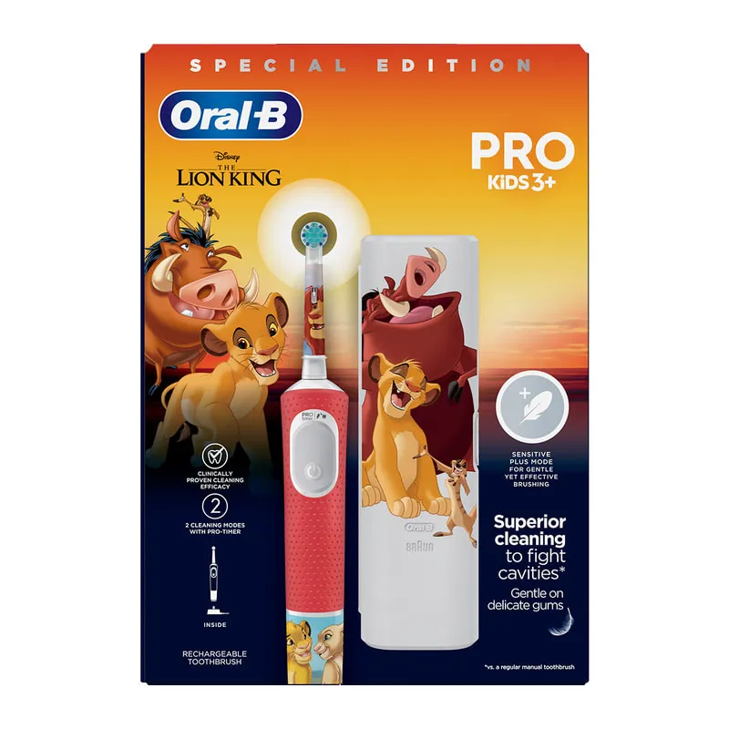 Pro Kids Electric ToothbrushLion King with Travel Case