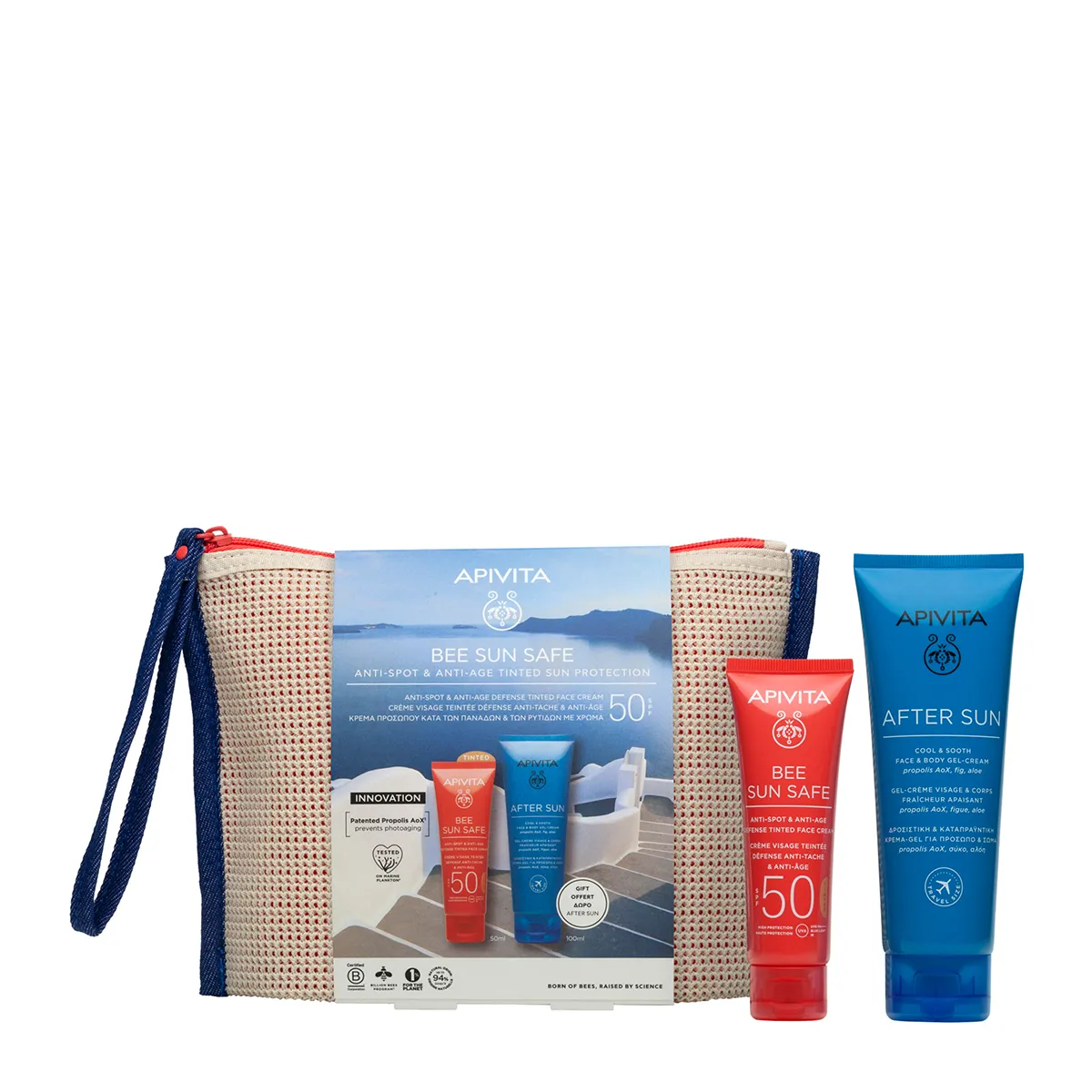 Promo Bee Sun Safe Anti-Ageing Face Cream With SPF50 & Free After-Sun