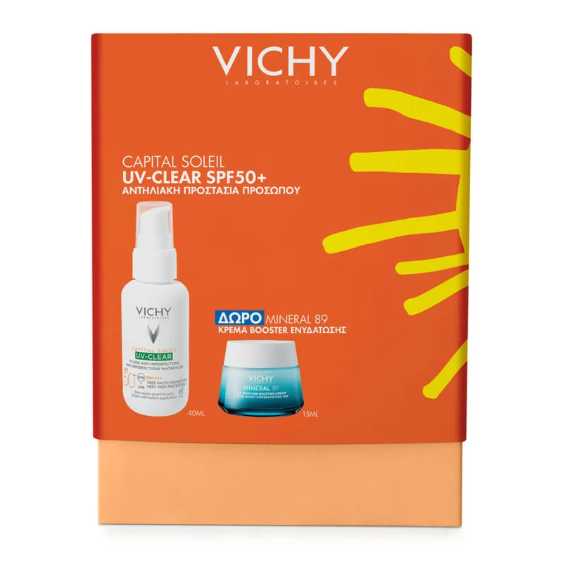 PROMO Capital Soleil UV-CLEAR SPF50+ Daily Sunscreen & FREE Mineral89 Moisturizing Booster Cream