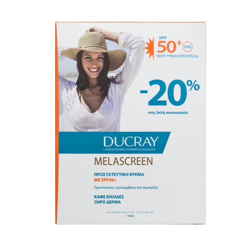 Promo Duo Melascreen Protective Cream against Spots SPF50+  in Special Price