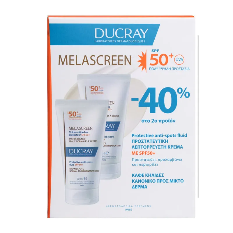 Promo Duo Melascreen SPF50+ Protective Anti-spots Fluid in Special Price