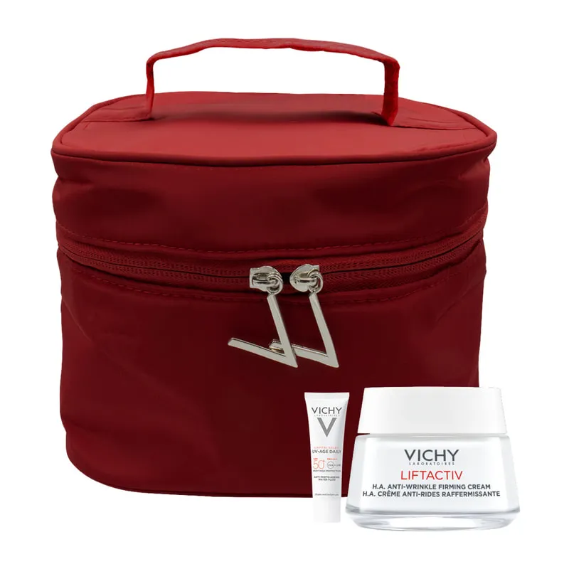 Promo Liftactiv H.A. Antiage Daily Cream & Gift Face Sunscreen & Beauty Pouch