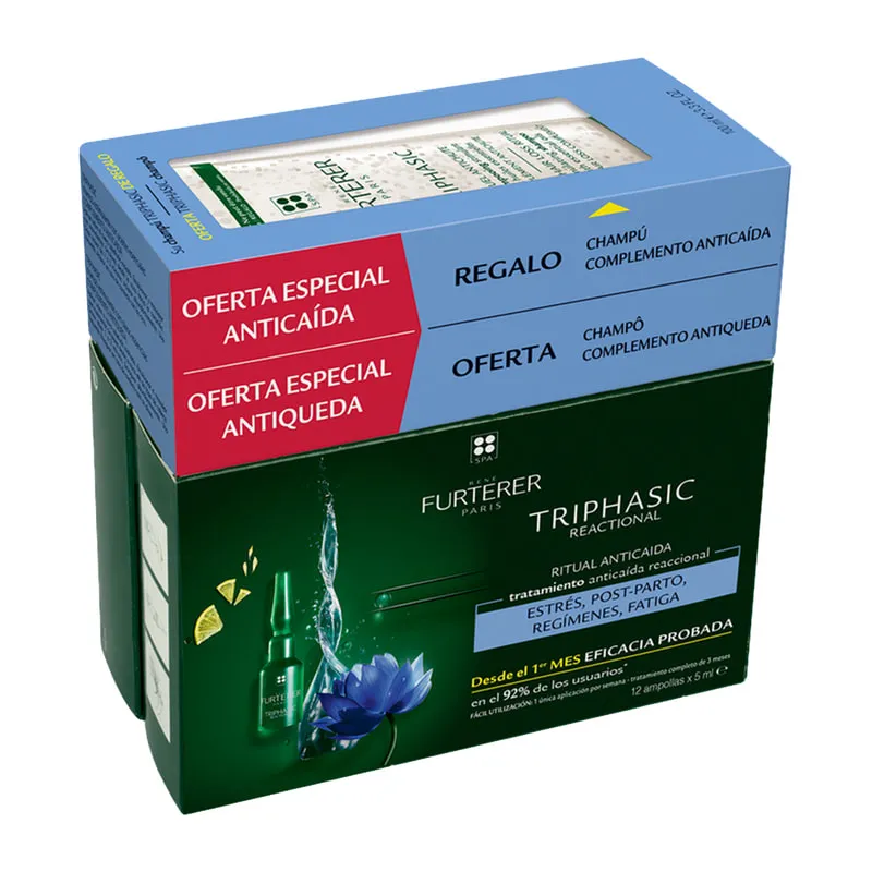 PROMO Triphasic Reactional Reactive Hair Loss Treatment & Triphasic Hair Loss Shampoo