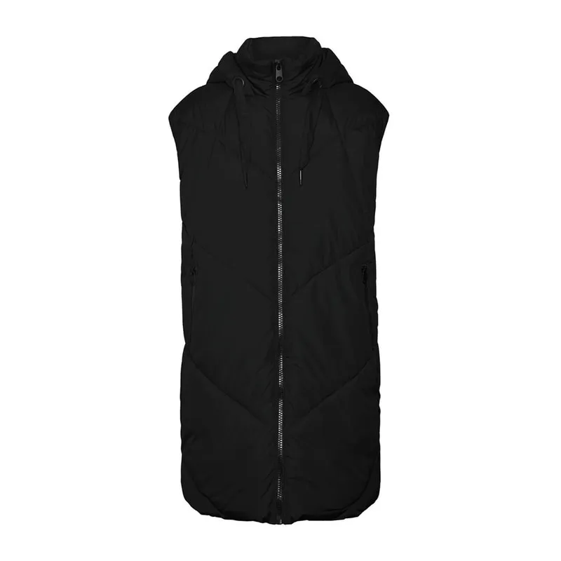 Womens sleeveless puffer jacket