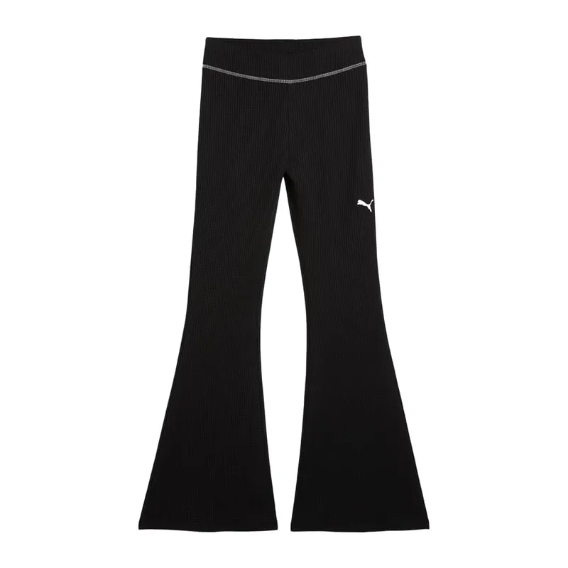 Womens Puma Dare To Textured Flared Pants