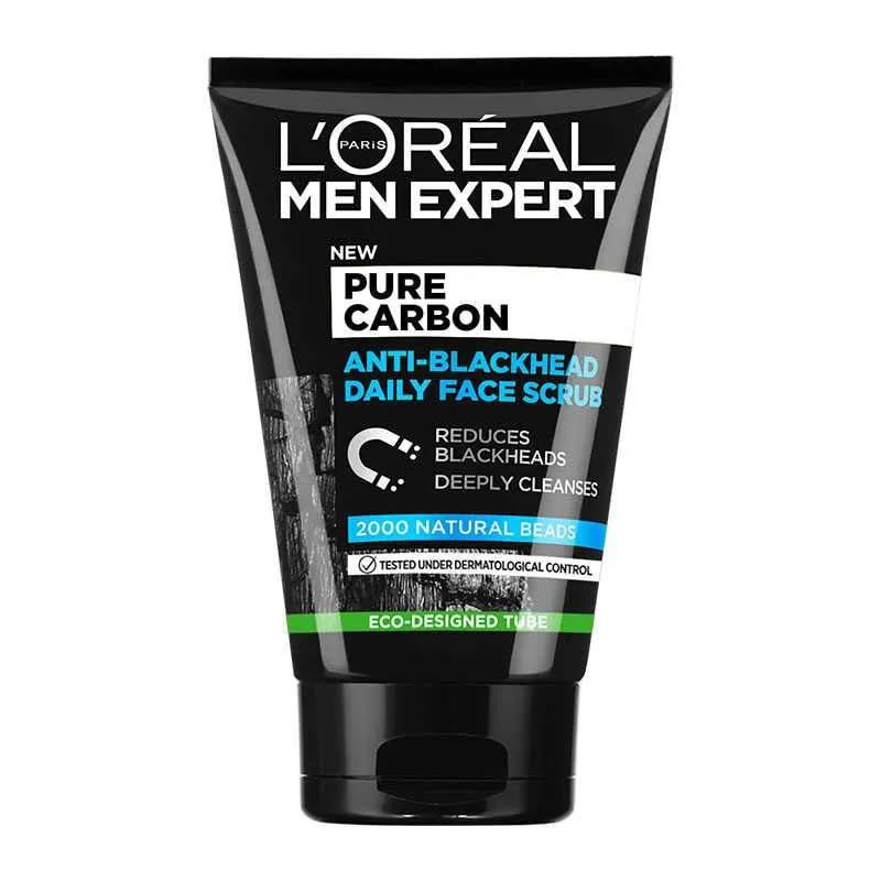 Pure Carbon Scrub Απολέπισης Κατά Των Φραγμένων Πόρων