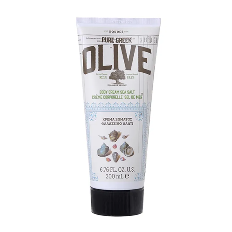 Pure Greek Olive Sea Salt Body Cream