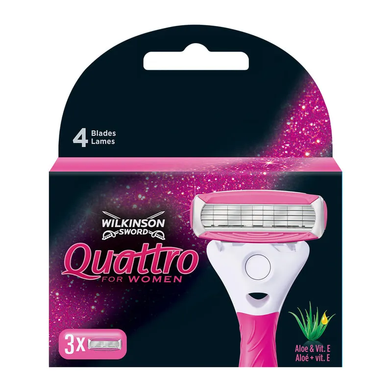 Quattro Razor Blades for Women