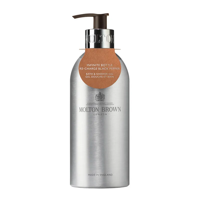 Re-charge Black Pepper Infinite Bottle Bath & Shower Gel