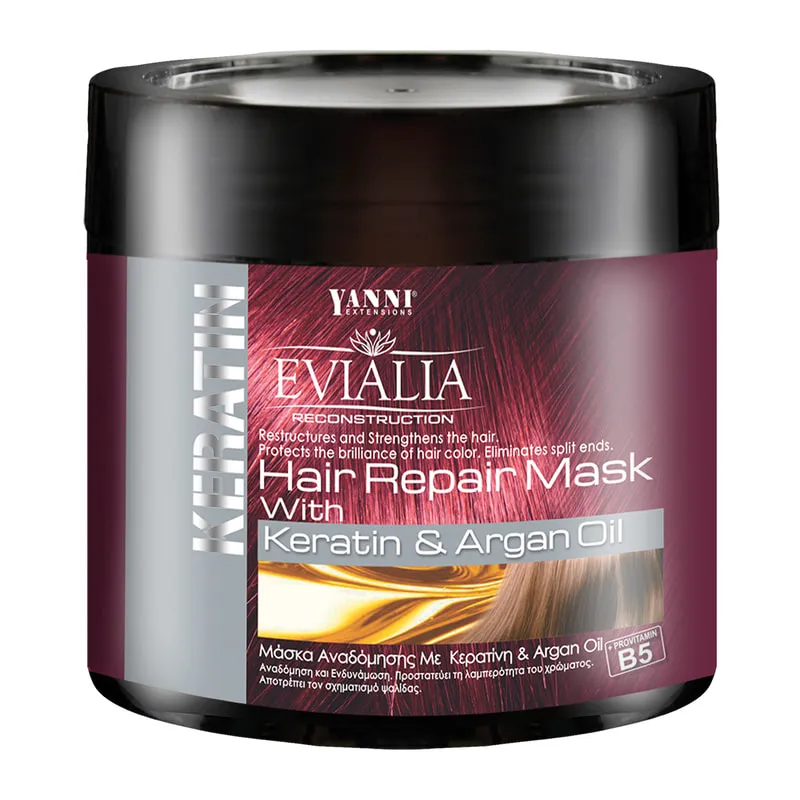 Reconstruction Keratin Hair Mask with Keratin, Argan Oil & Provitamin Β5