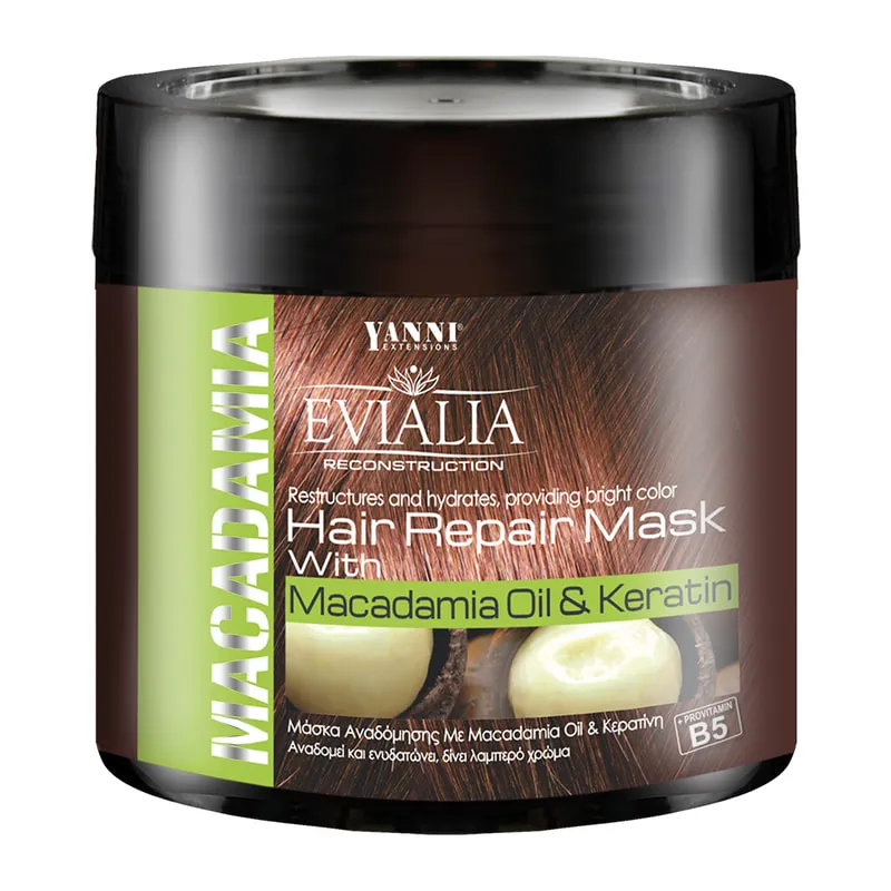 Reconstruction Macadamia Hair Mask with Macadamia, Keratin & Provitamin Β5