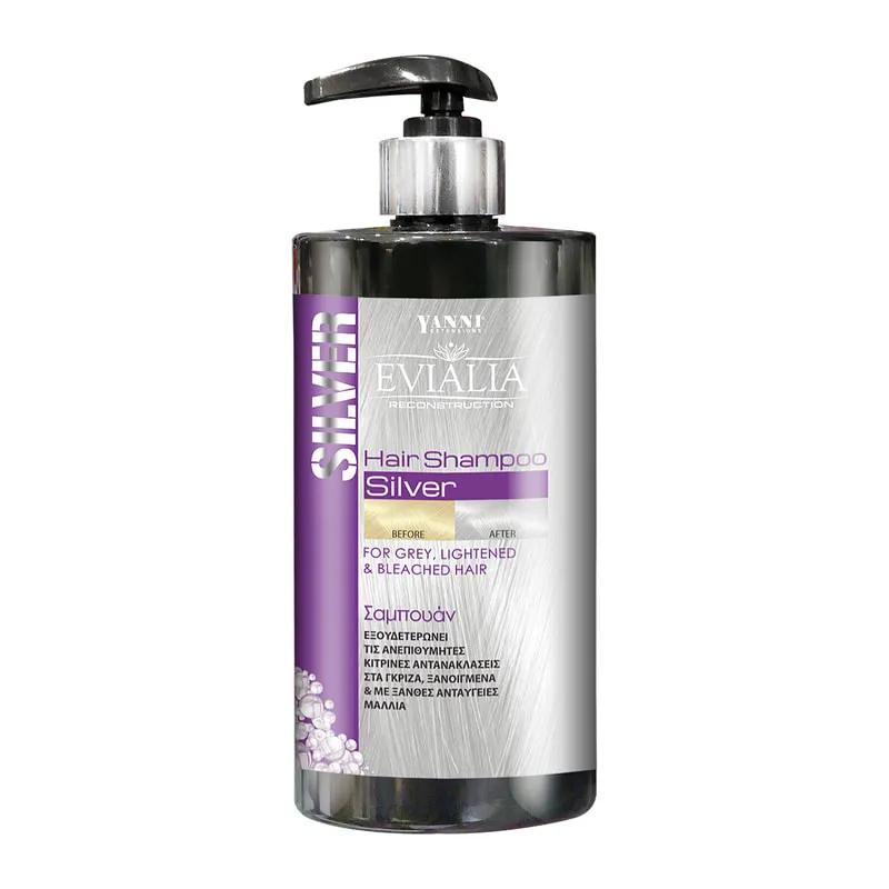 Reconstruction Silver Shampoo Against Yellow Tones with Shea Butter