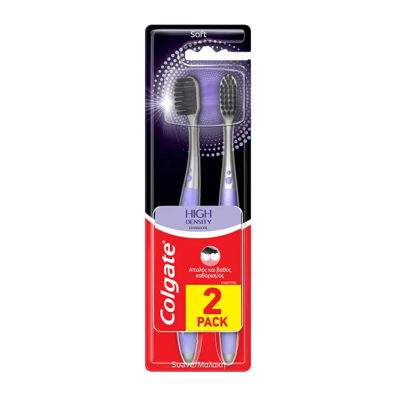 Recyclean Charcoal Toothbrush 1+1 Economy Pack