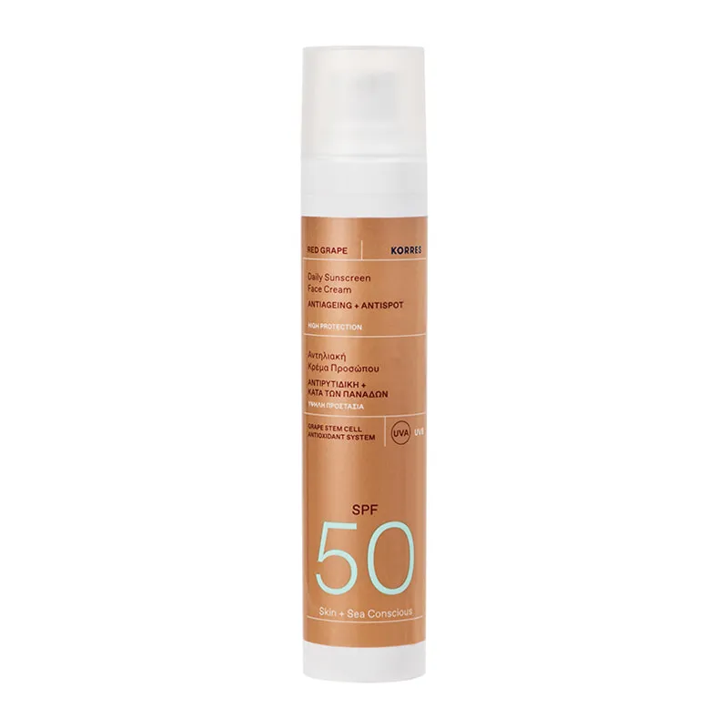 Red Grape Sheer Glow Finish Daily Sunscreen Face Cream SPF50