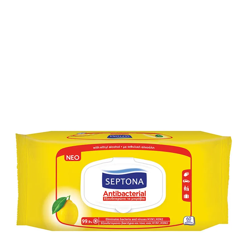 Refreshing Wipes Lemon With Lid