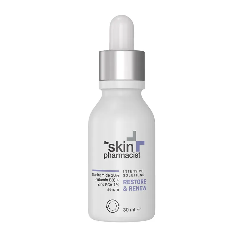 Restore-Renew Niacinamide 10% (Vitamin B3) + Zinc Pca 1% Serum