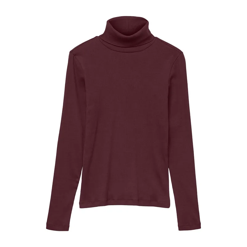 Pullover roll neck